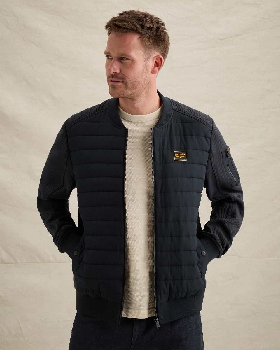Hybrid jacket met ritssluiting – salute