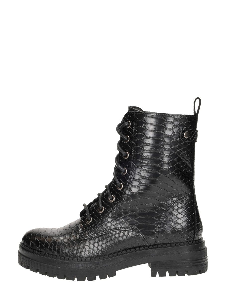 Sub55 - Veterschoenen Hoog – zwart