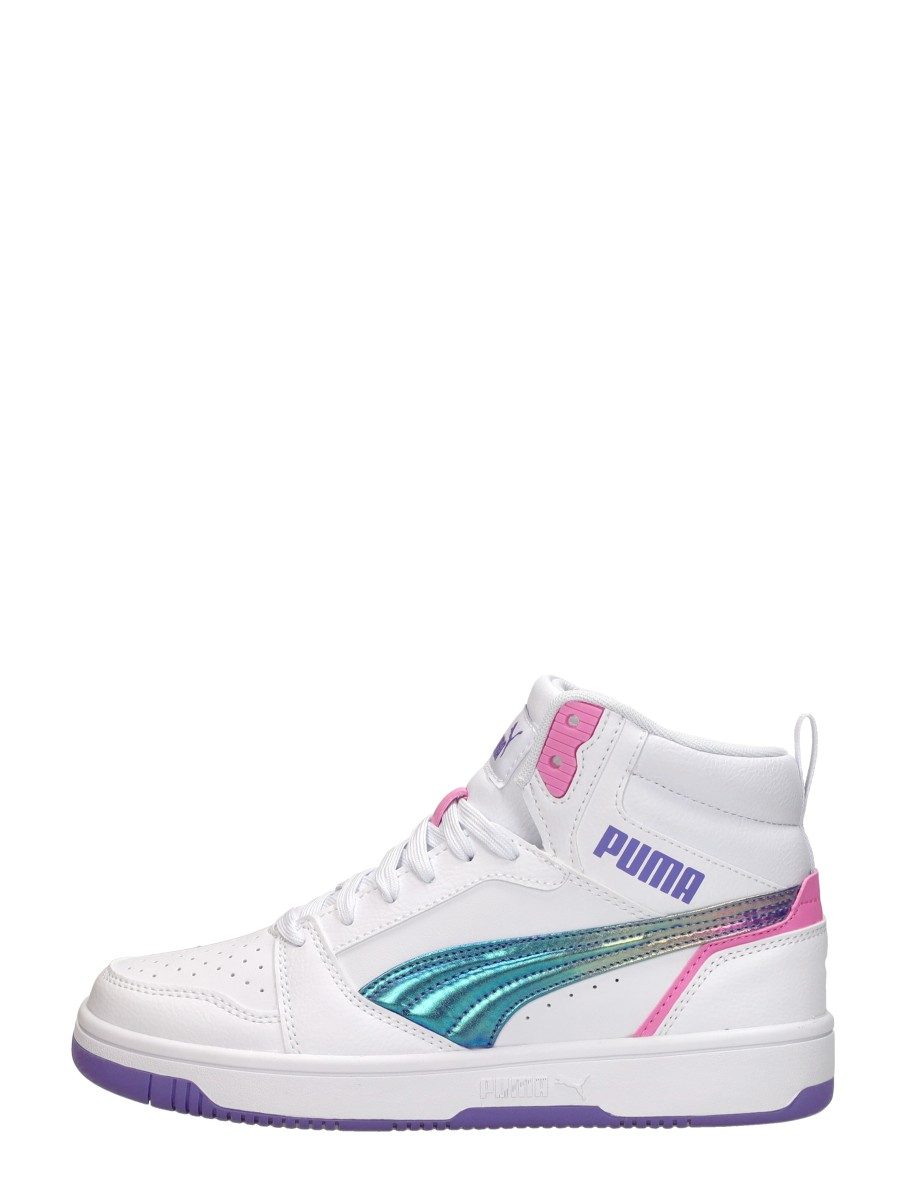 Puma - Puma Rebound V6 Mid Bouncy Sky Jr – wit