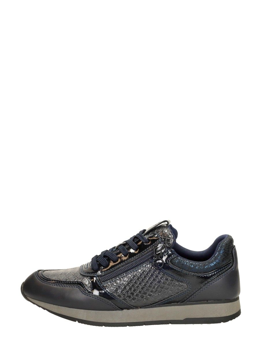Tamaris - Veterschoenen Laag – blauw