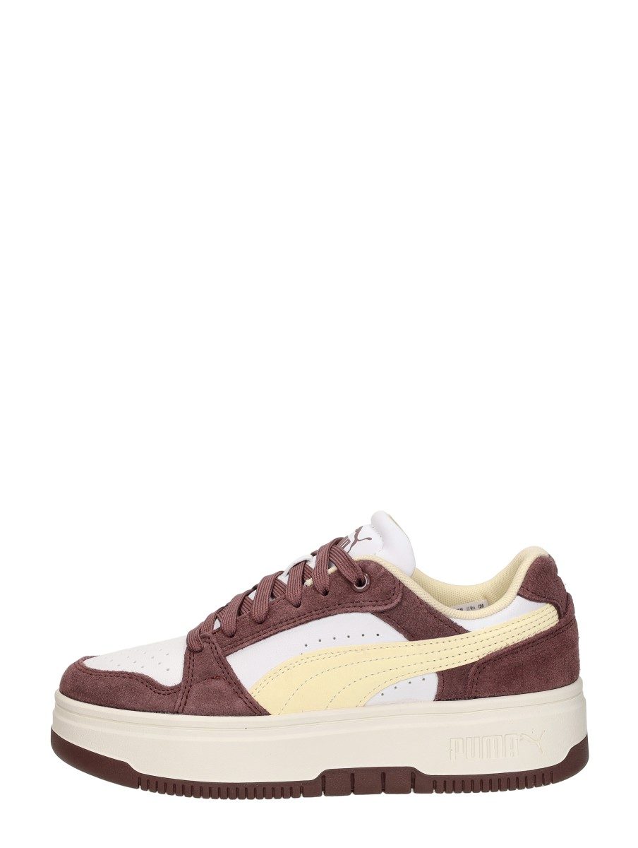 Puma - Rebound Femme Low Sd – bordeaux