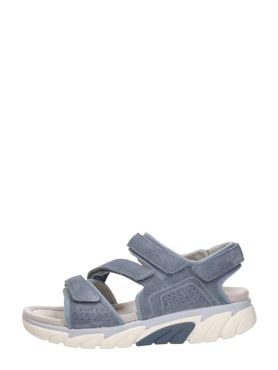 Gabor - Sandalen Plat – licht blauw