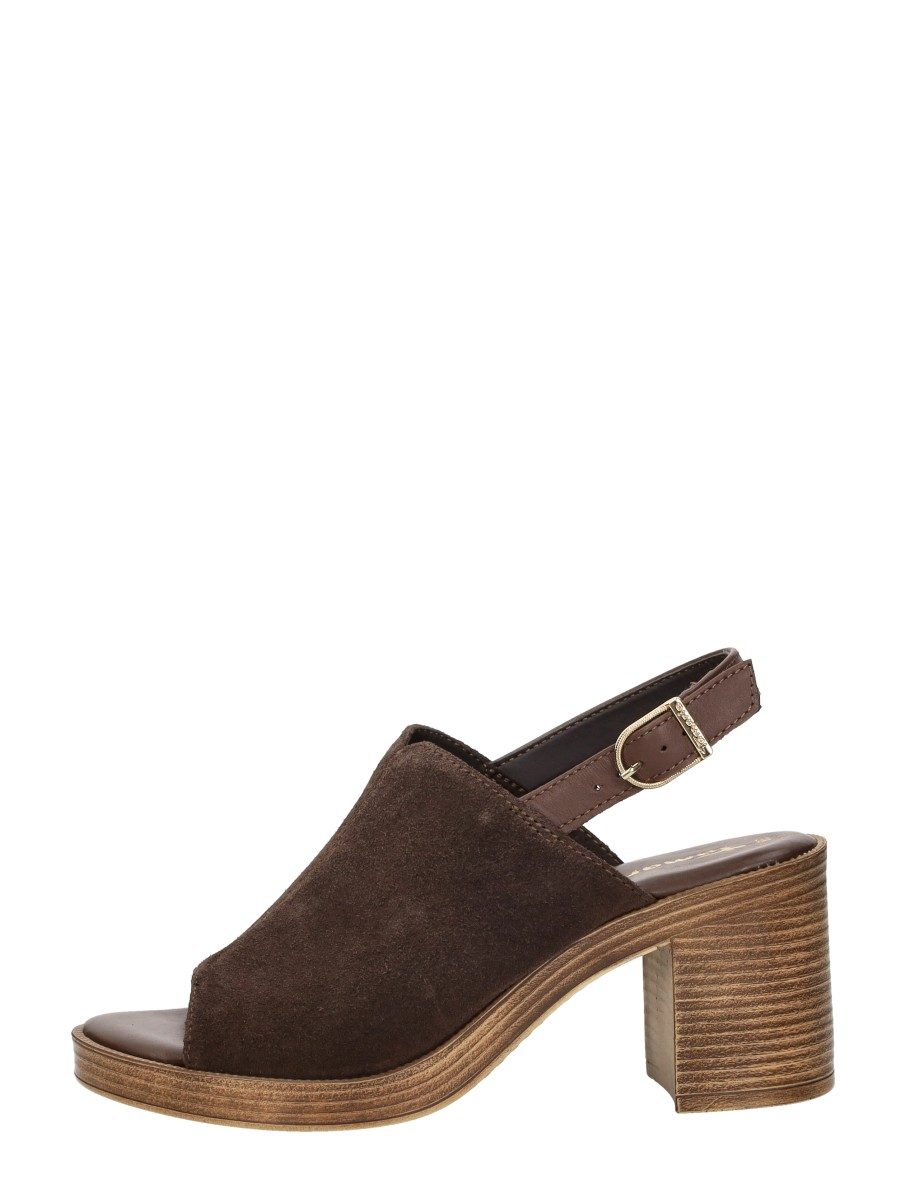Tamaris - Sandalen Hak – donkerbruin