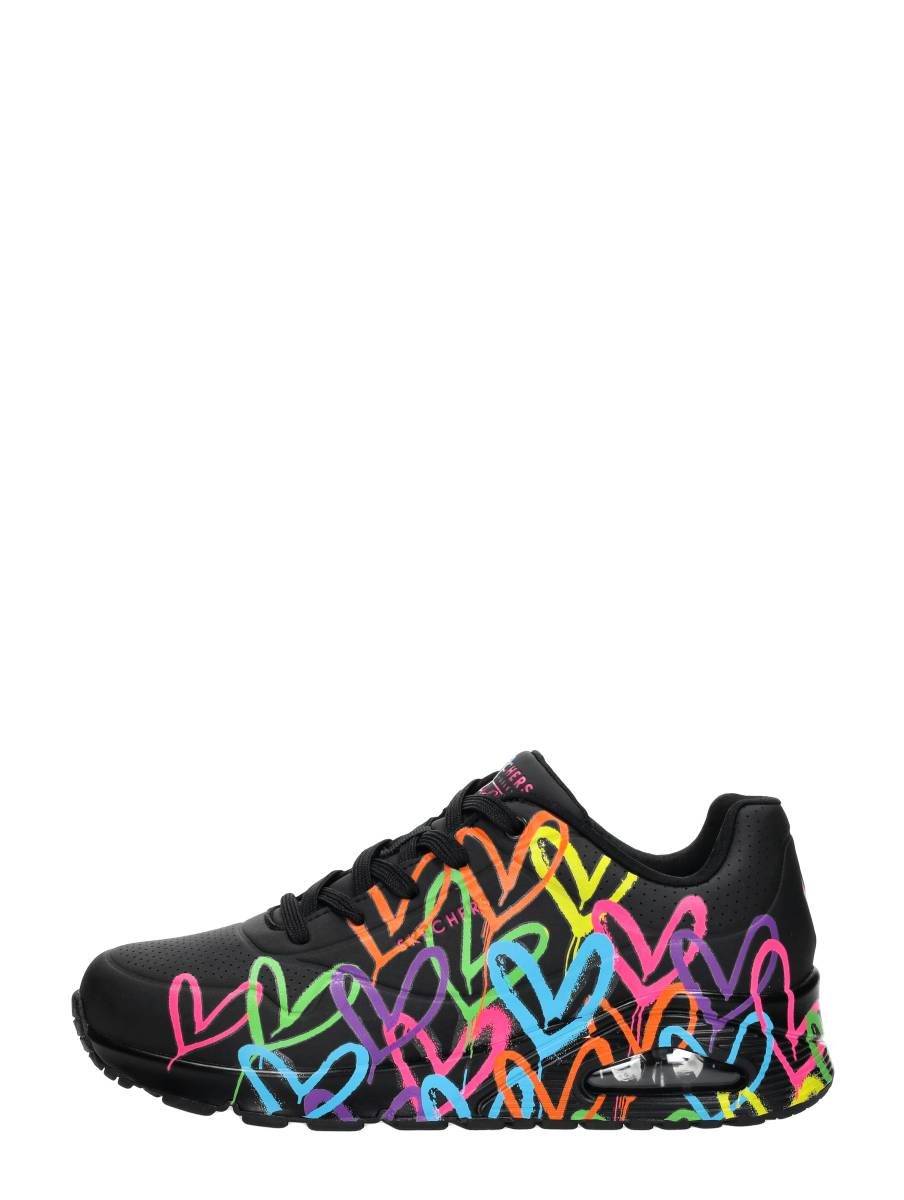 Skechers - Jgoldcrown: Uno - Highlight Love – zwart