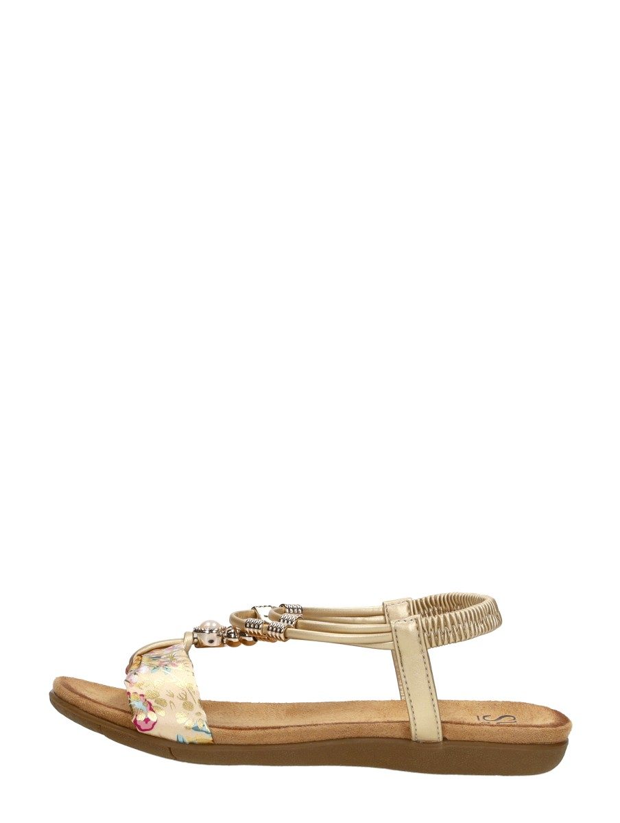 Sub55 - Sandalen Plat – goudkleur