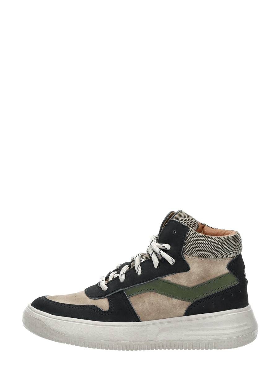 Keq - Veterschoenen Hoog – zwart