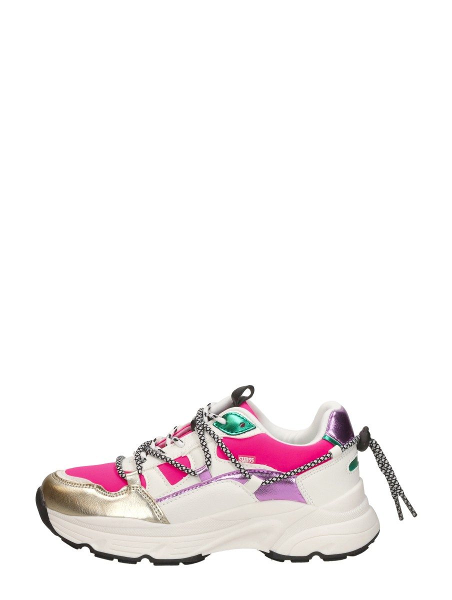 Sub55 - Sneakers Laag – fuchsia