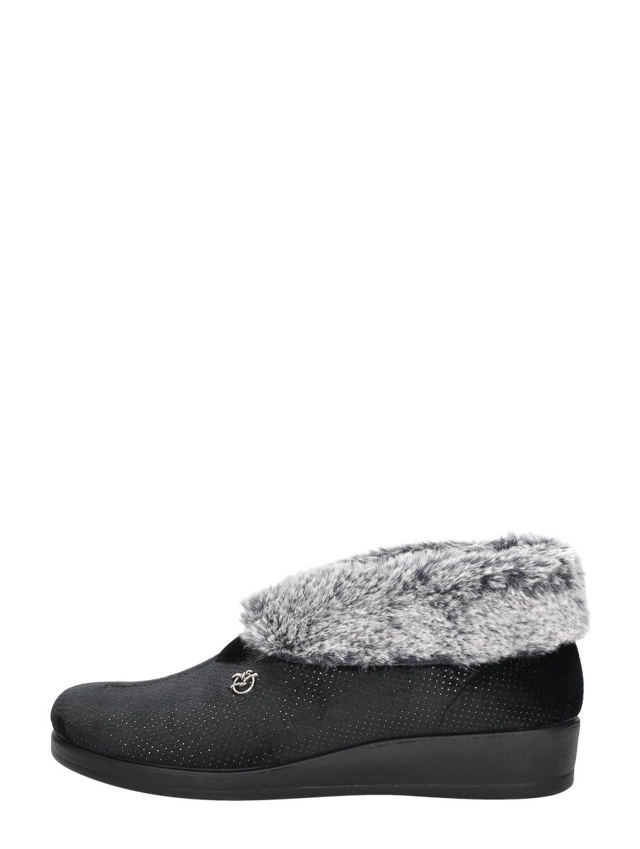 Fly Flot - Pantoffels Dicht – zwart
