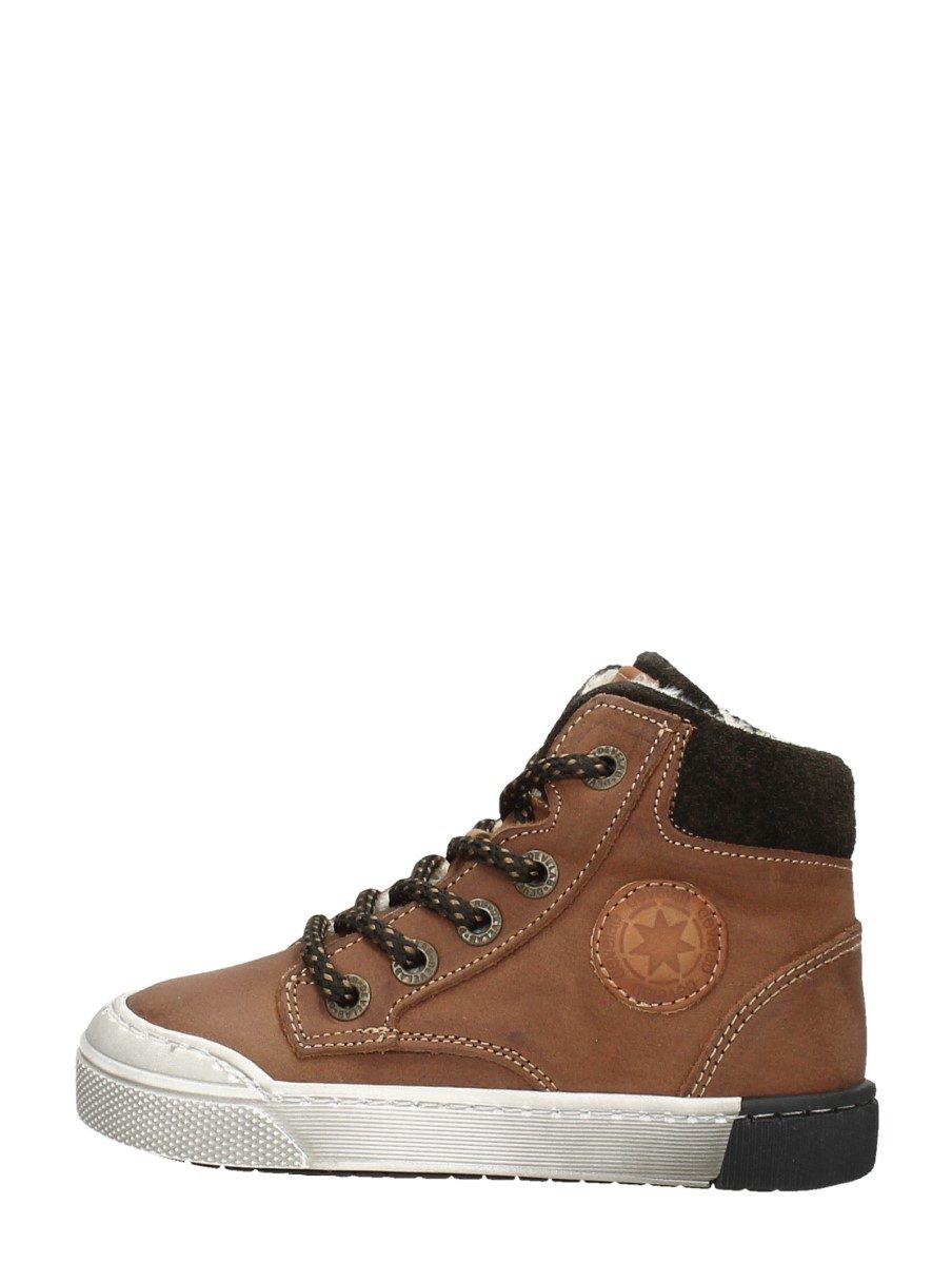 Develab - Veterschoenen Hoog – cognac
