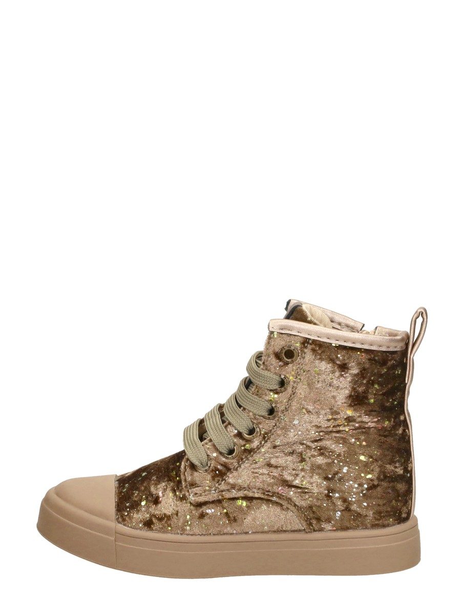 Shoesme - Veterschoen Hoog – goudkleur
