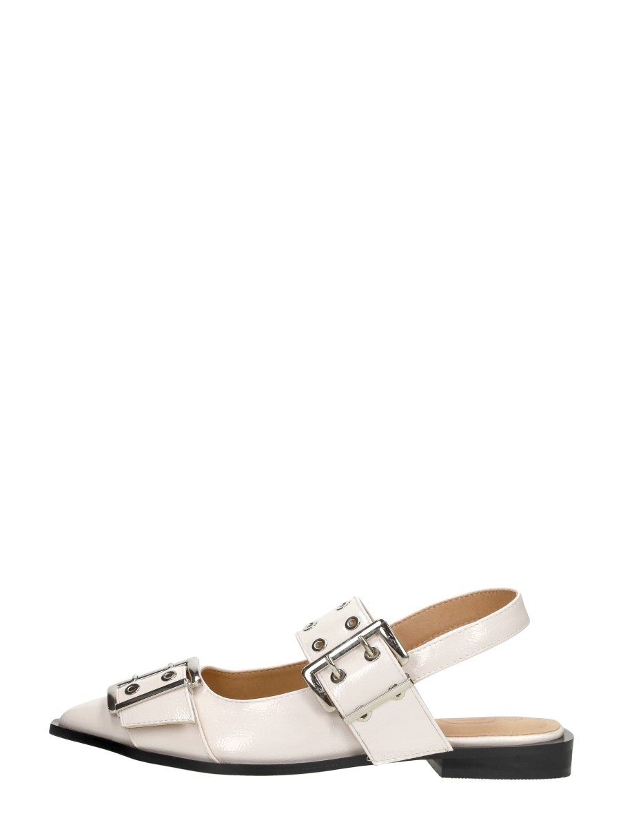 Shoecolate - Slingbacks – gebroken wit