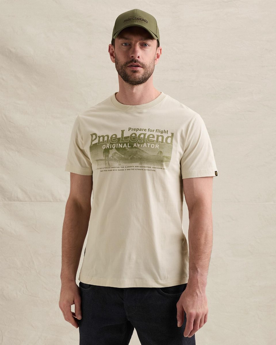 T-shirt met artwork van 100% katoenen jersey