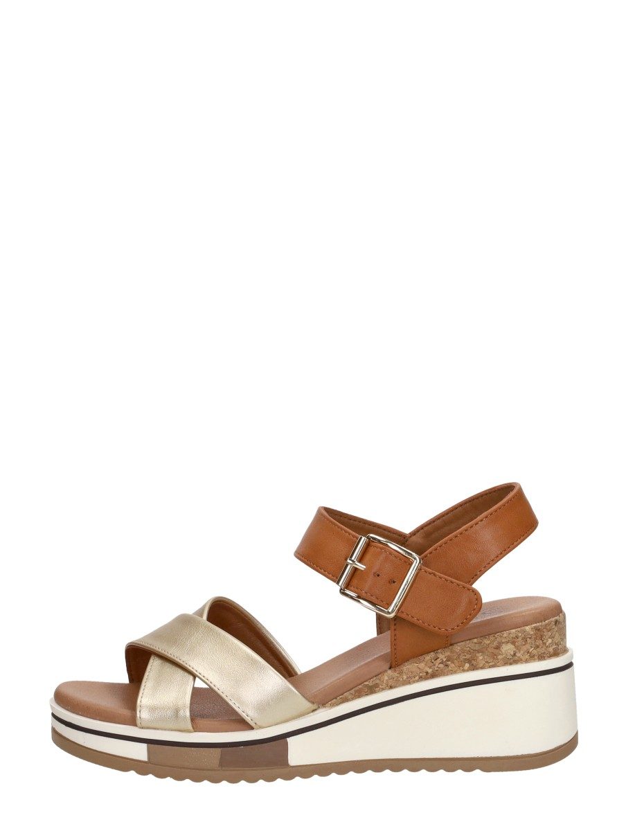 Sub55 - Sandalen Hak – cognac
