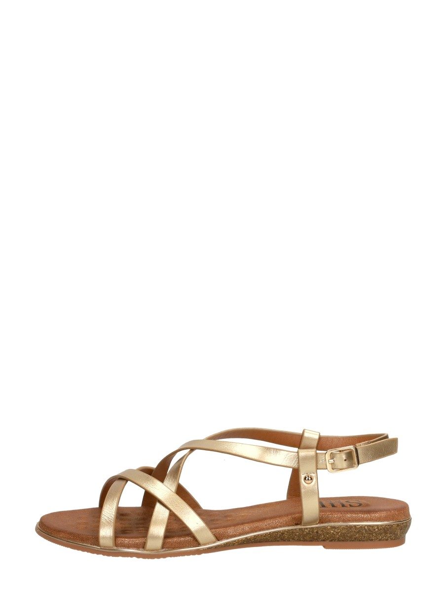 Sub55 - Sandalen Plat – goudkleur