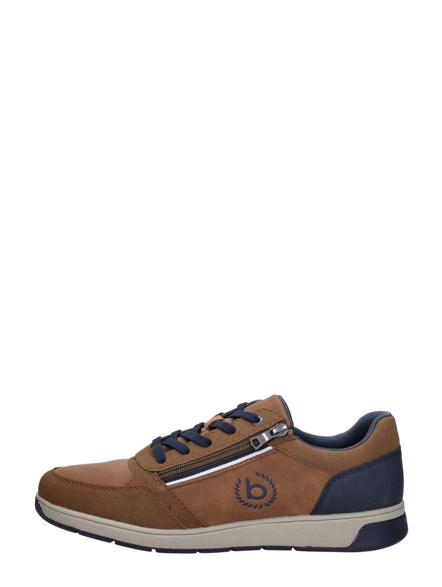 Bugatti - Veterschoen Laag – cognac