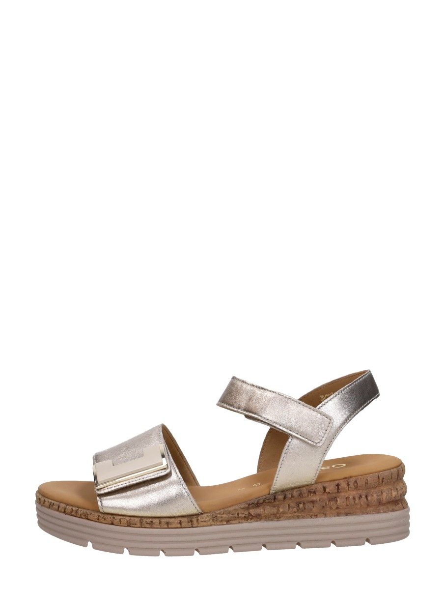 Gabor - Sandalen Plat – goudkleur