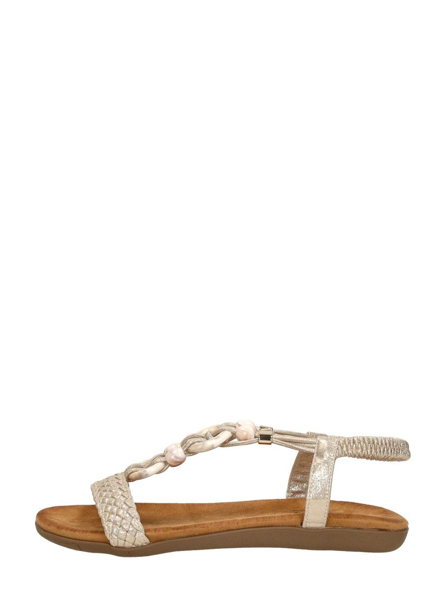 Sub55 - Sandalen Plat – goudkleur