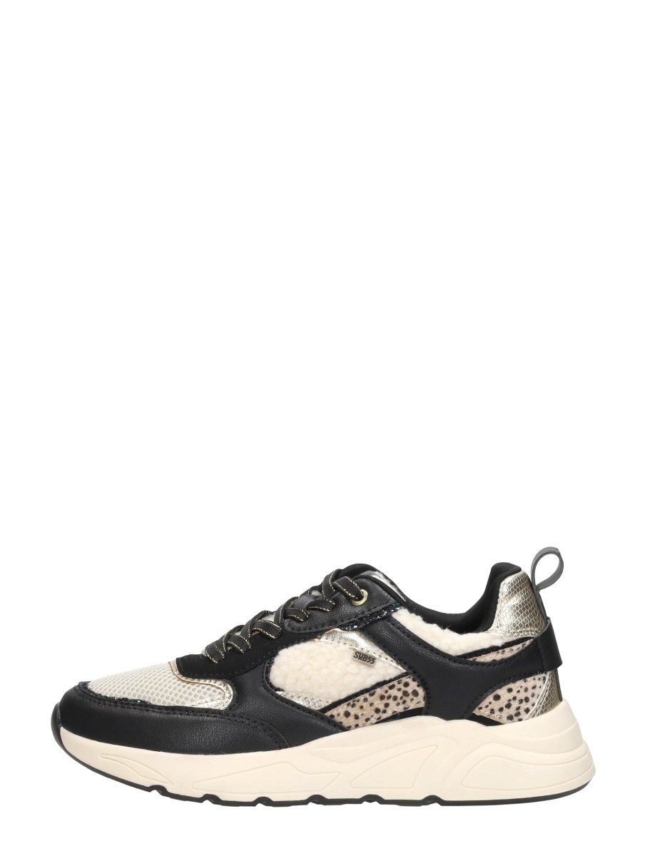 Sub55 - Sneakers Laag – zwart