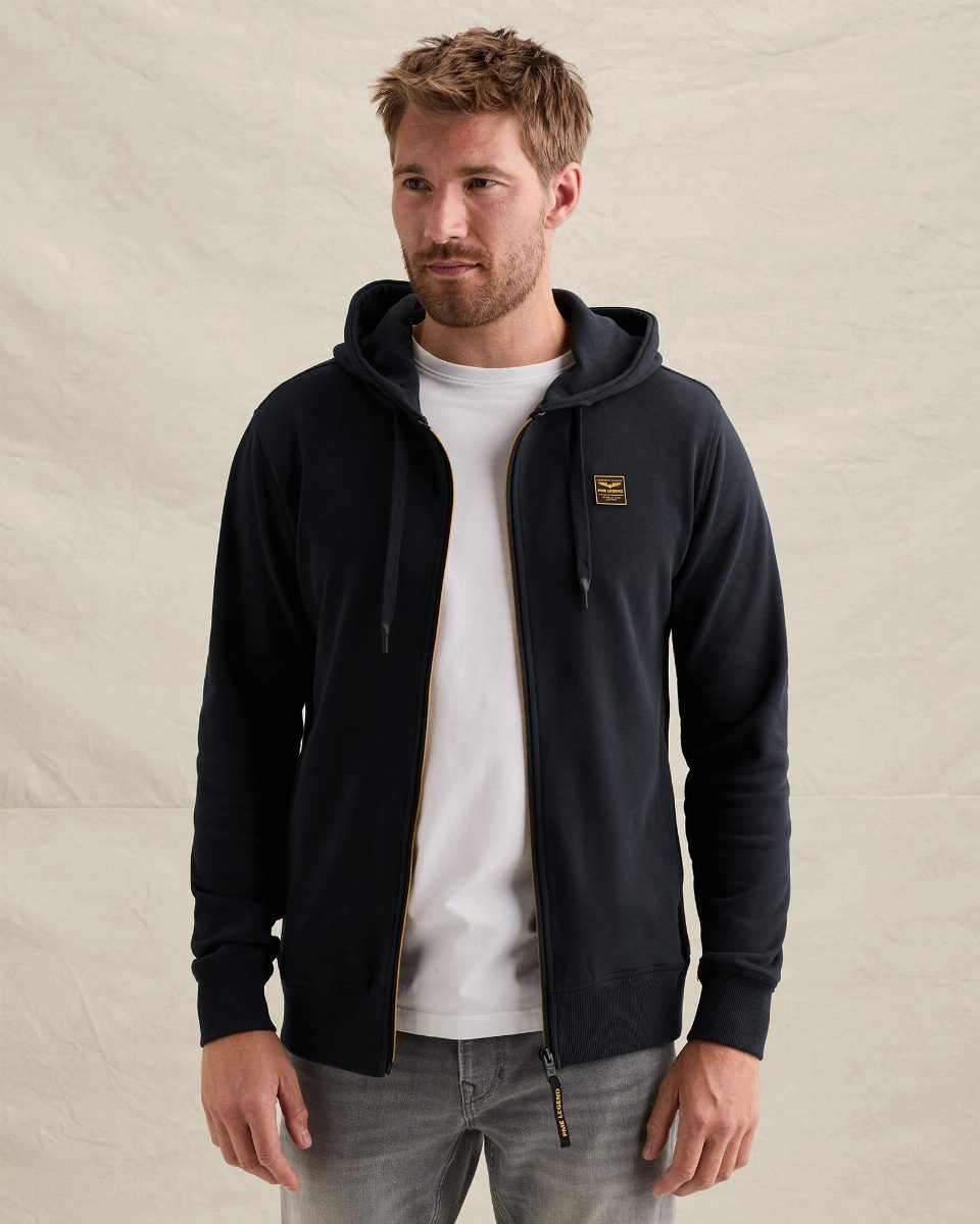 Zip-up hoodie met steekzakken – salute