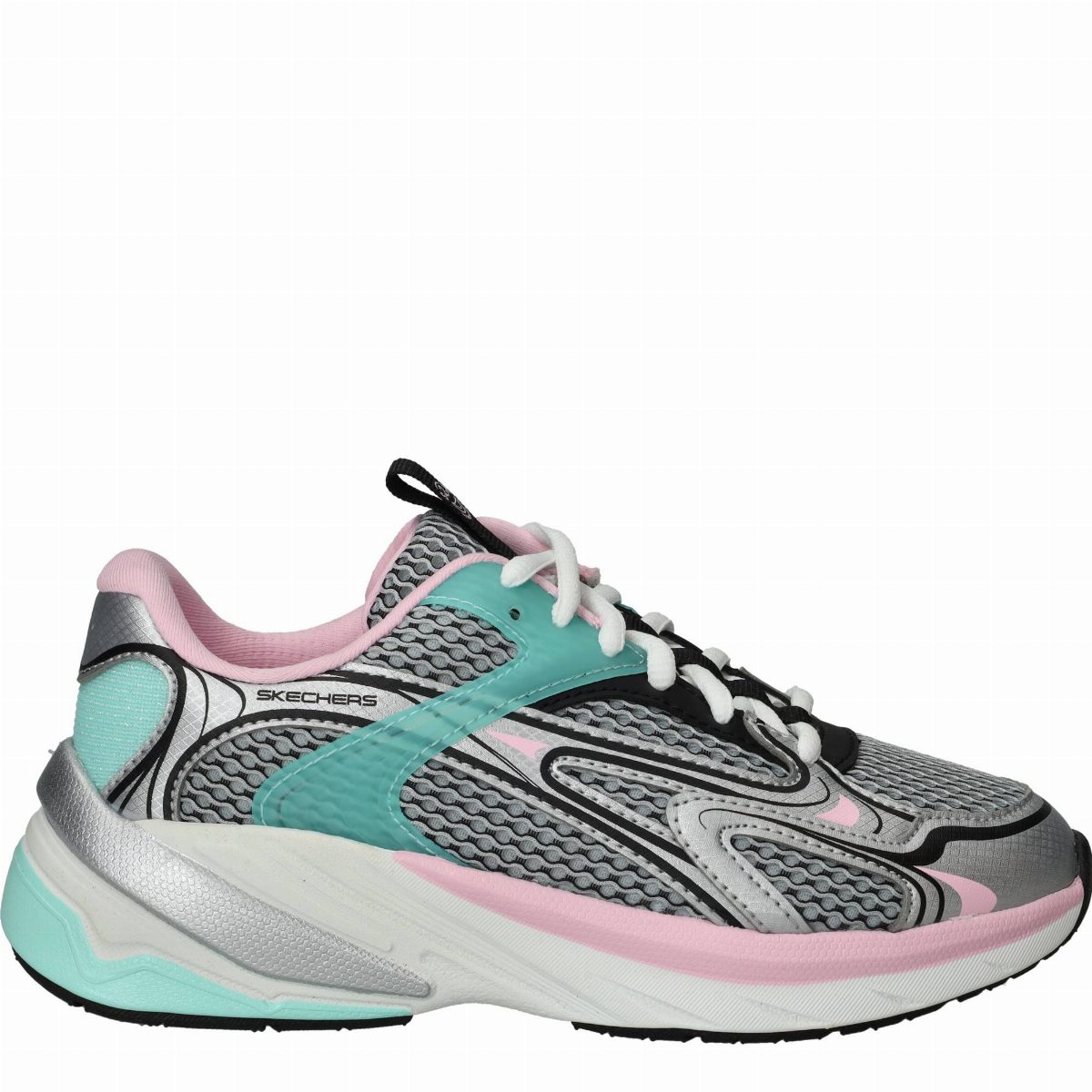 Skechers S2K Sneakers Meisjes Zilver