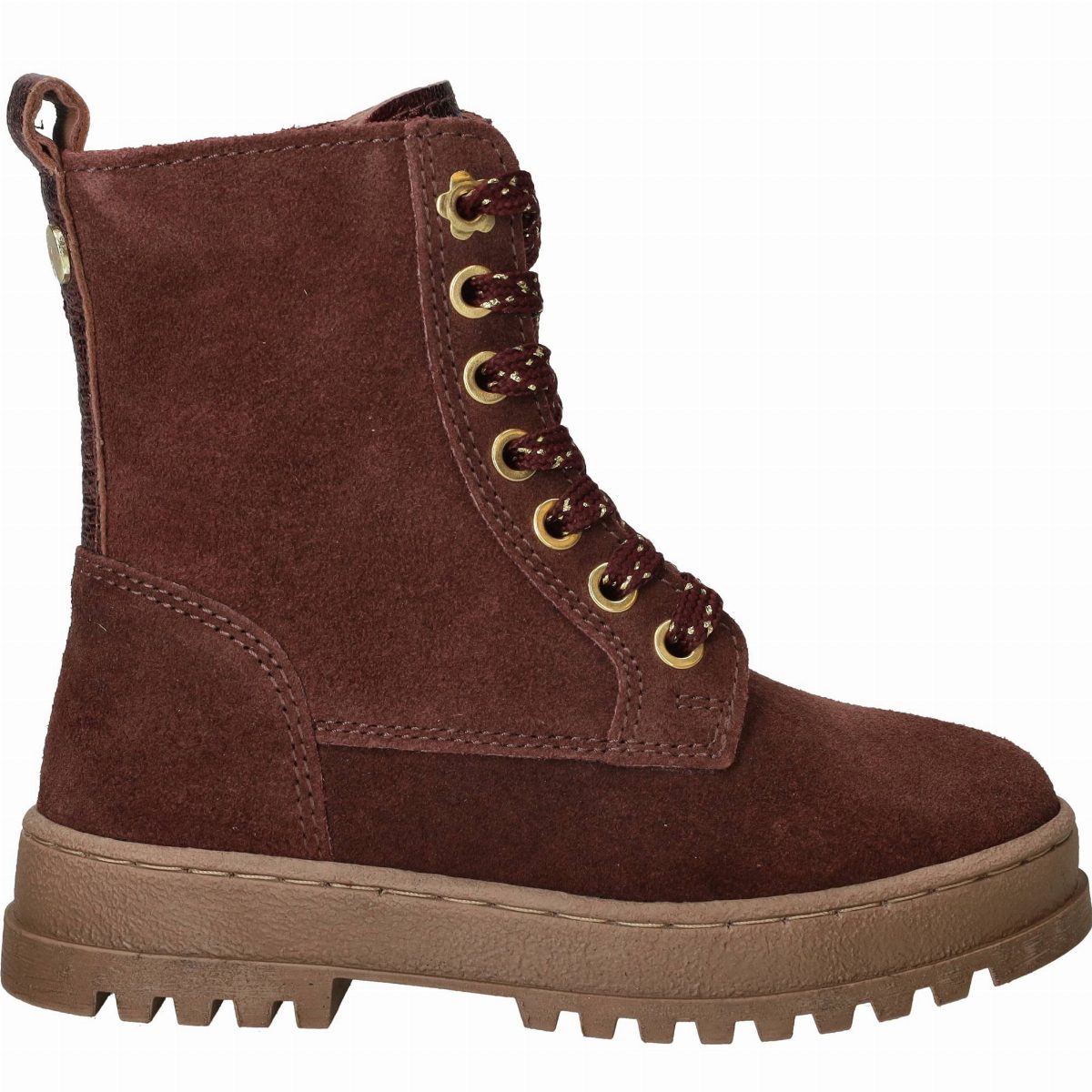 IK-KE Veterboots Meisjes Rood