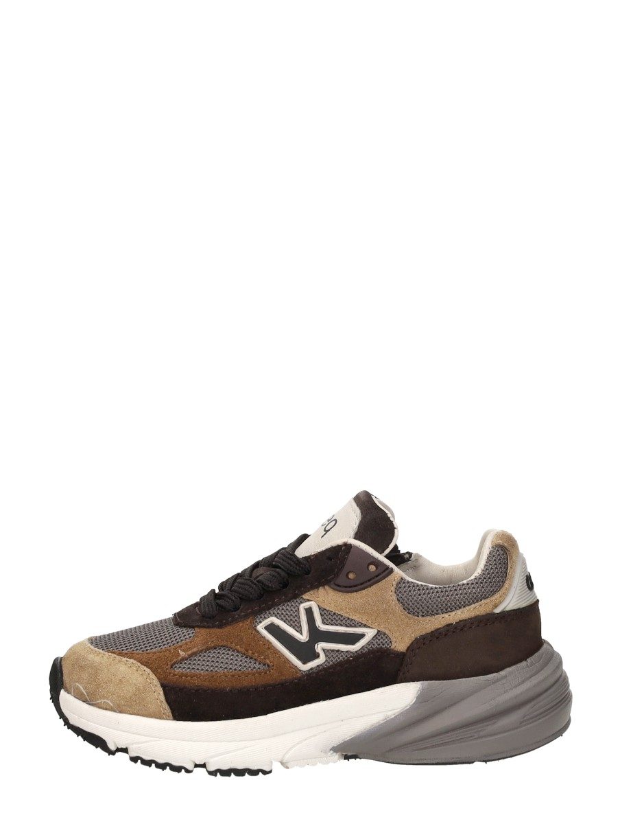 Keq - Sneakers Laag – donkerbruin