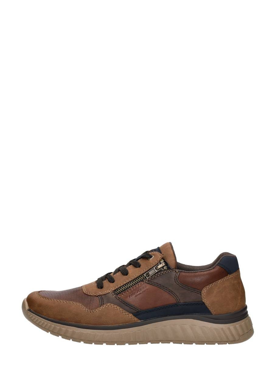 Rieker - Veterschoenen Laag – cognac