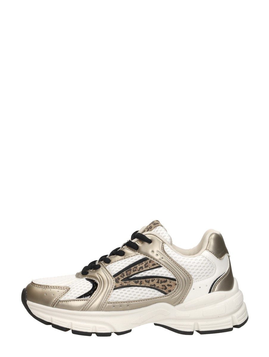 Sub55 - Sneakers Laag – goudkleur