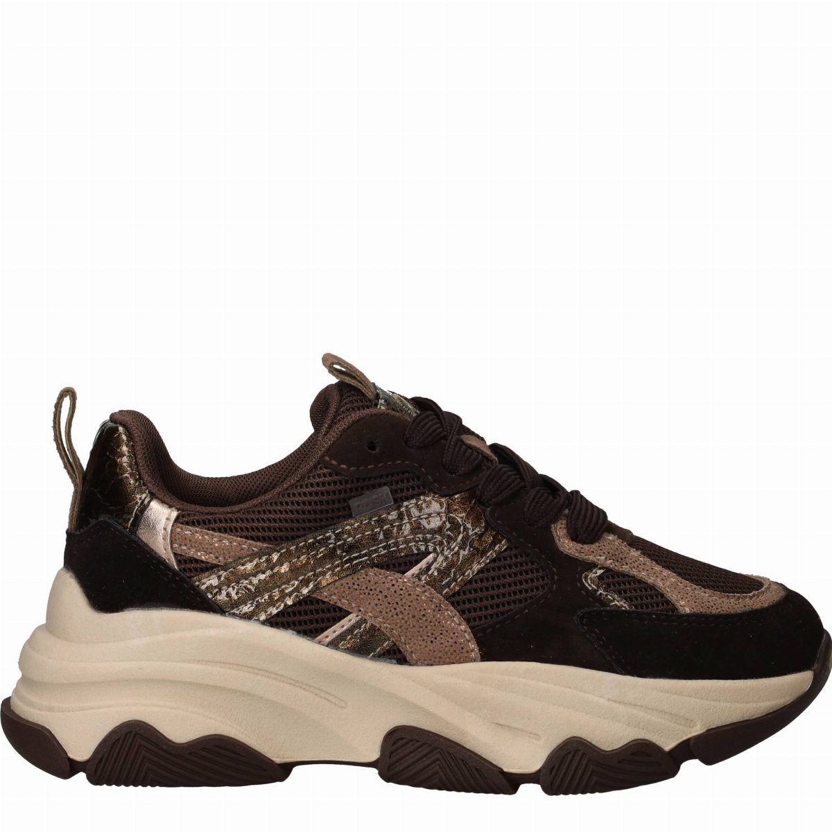 POSH by Poelman Sneakers Meisjes Bruin