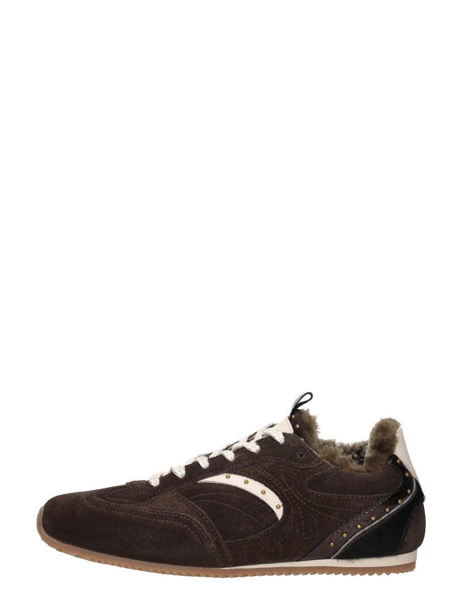 Sub55 - Sneakers Laag – donkerbruin