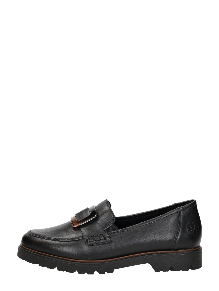 Rieker - Mocassin – zwart