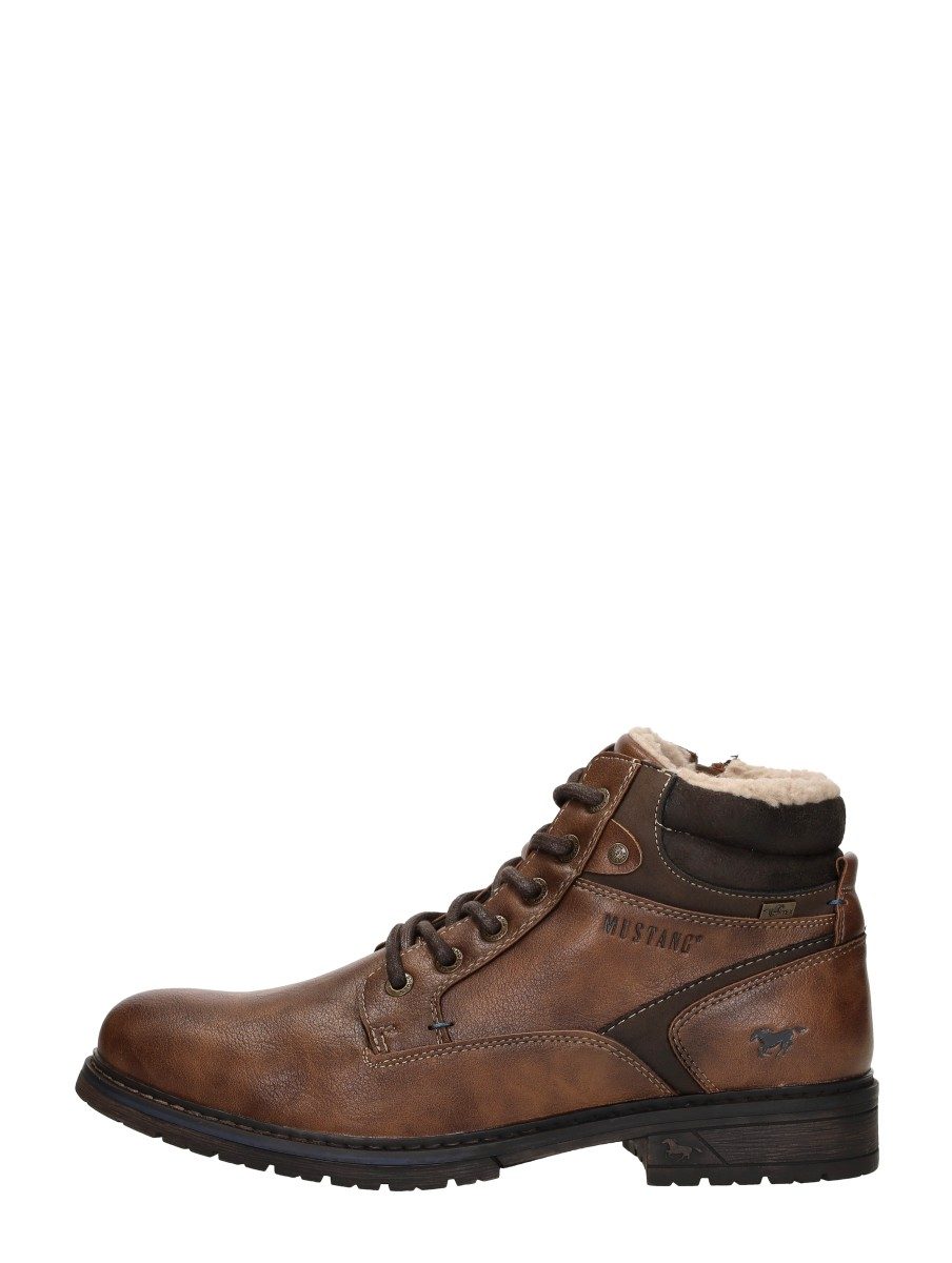 Mustang - Veterschoenen Hoog – cognac