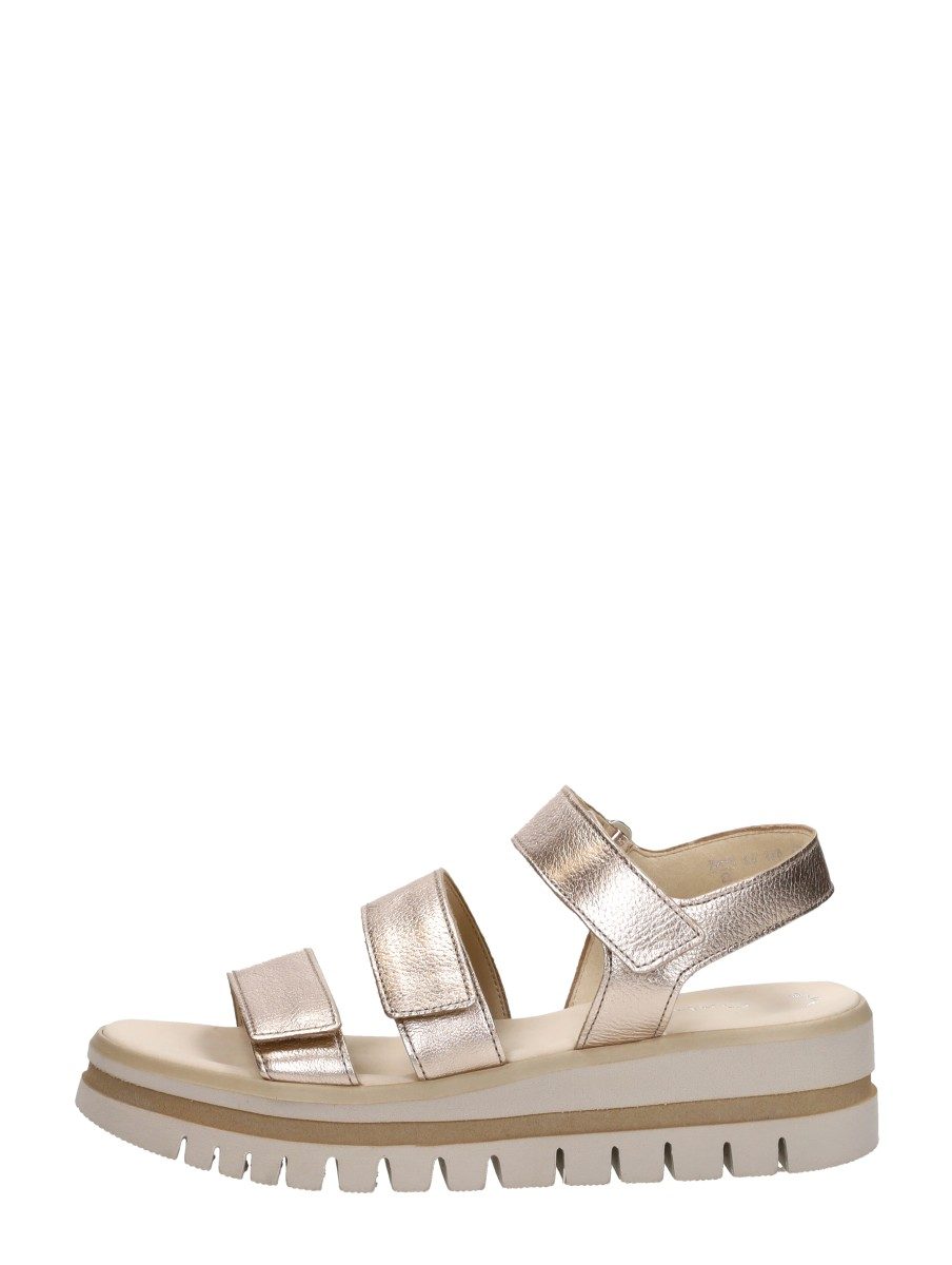 Gabor - Sandalen Plat – goudkleur