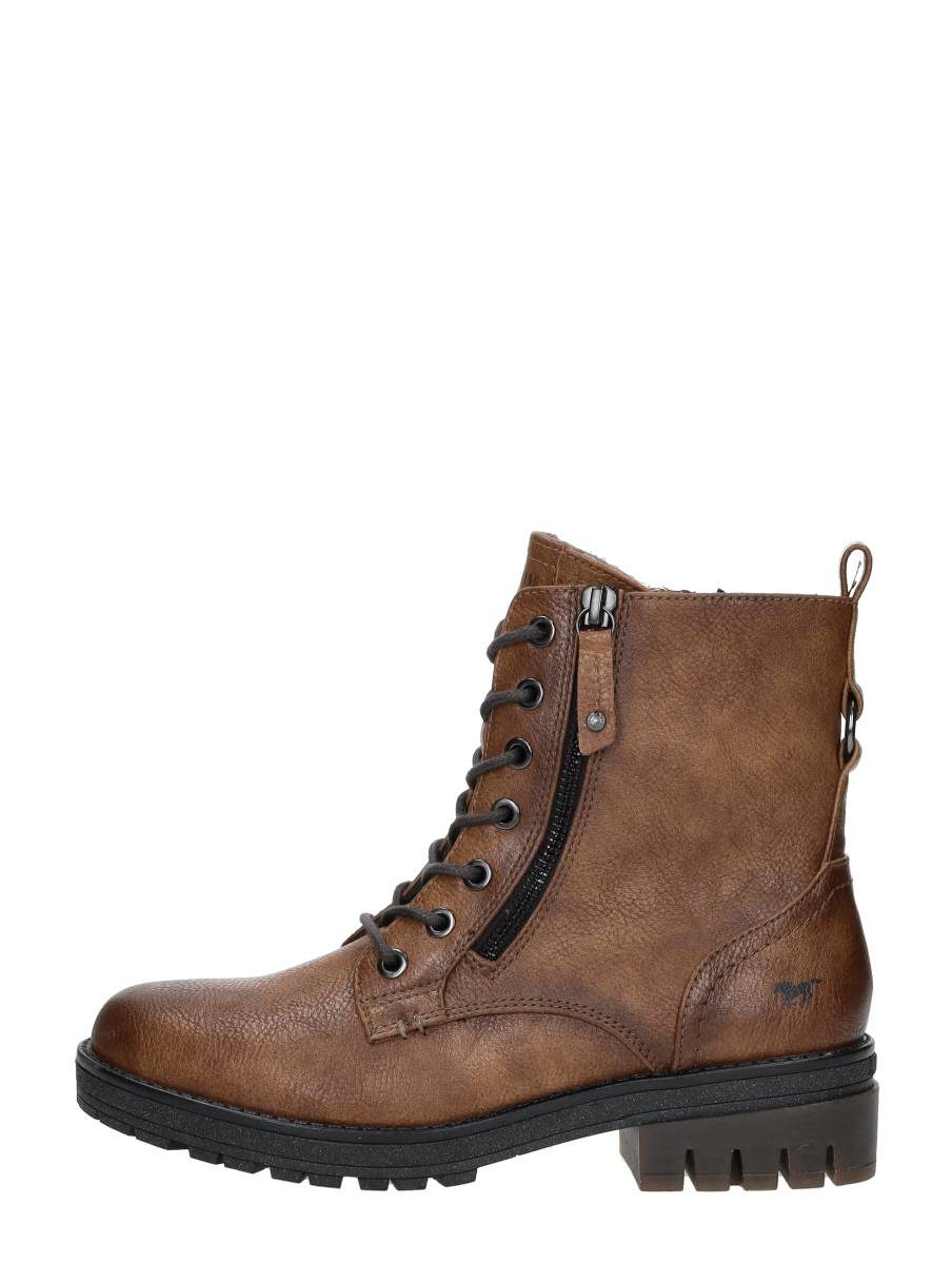 Mustang - Veterschoenen Hoog – cognac
