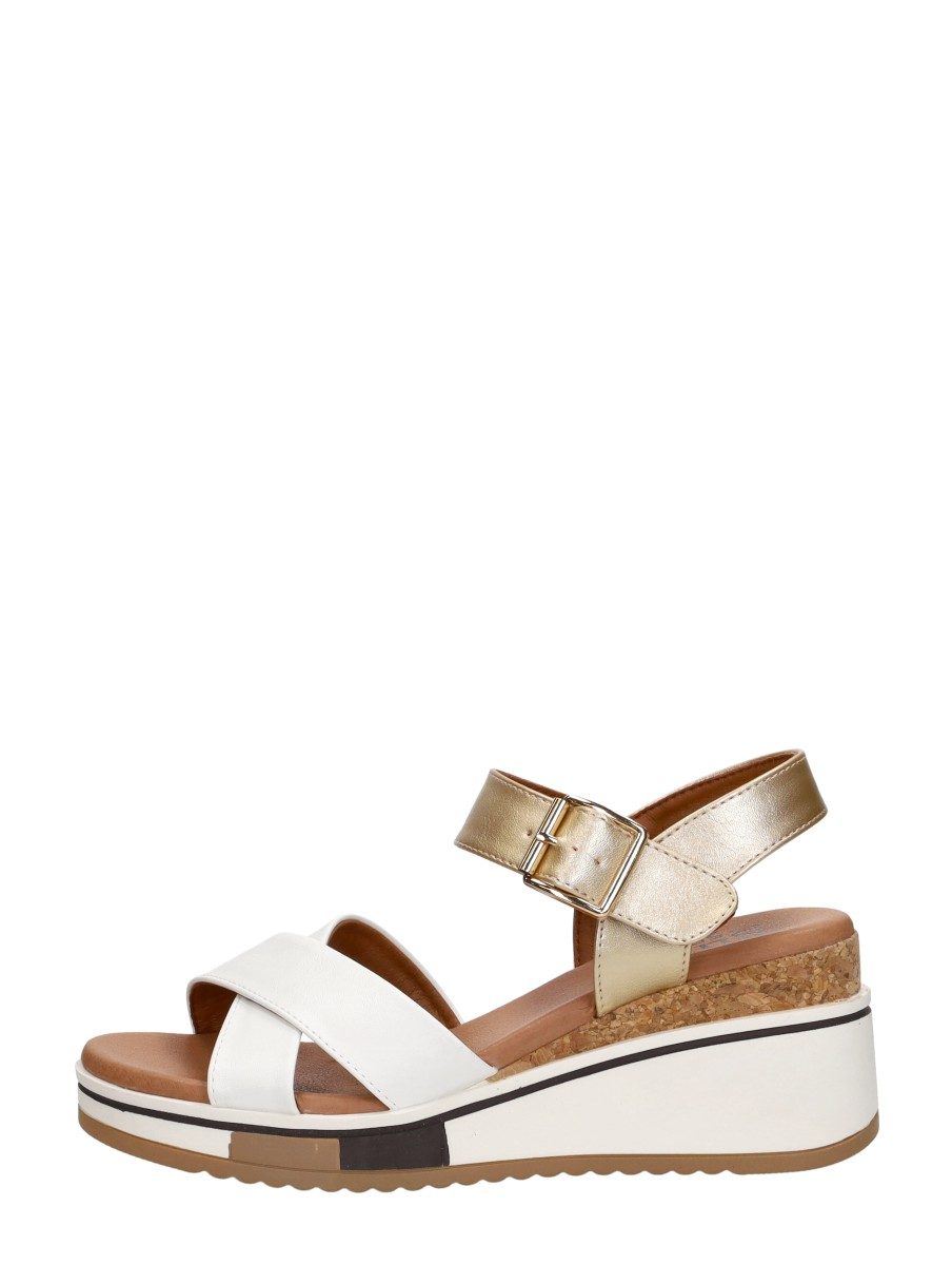 Sub55 - Sandalen Hak – goudkleur