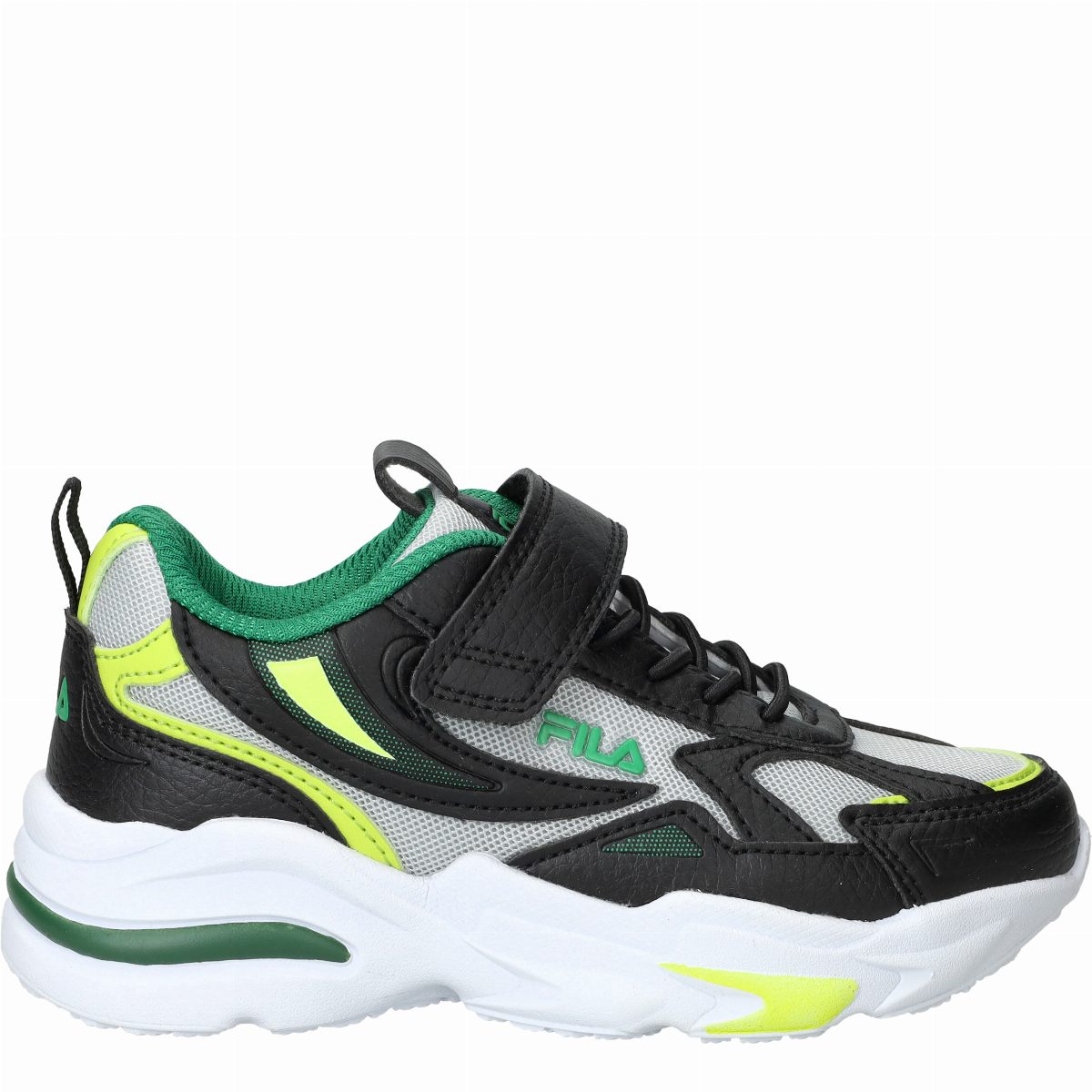 Fila Madrun Velcro Sneakers Jongens Zwart