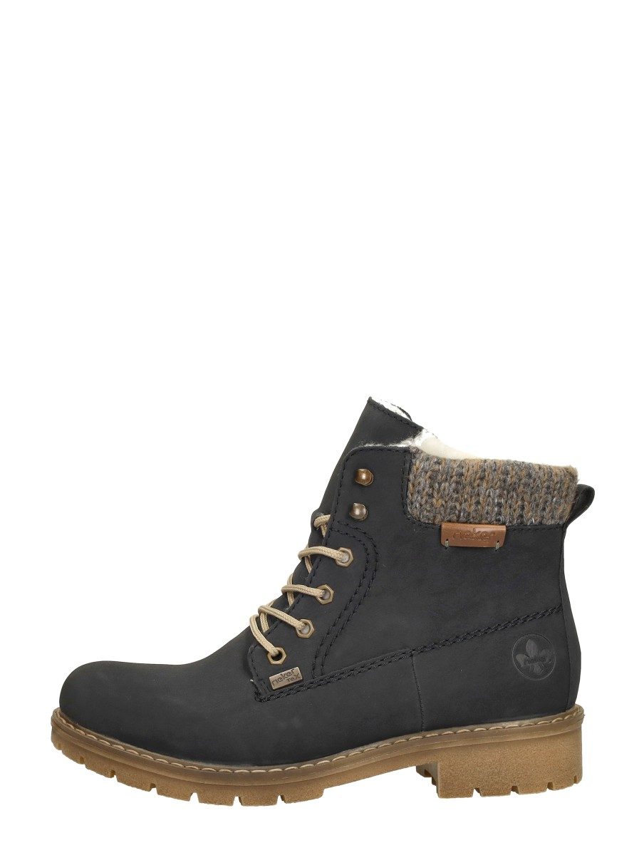 Rieker - Veterschoenen Hoog – blauw