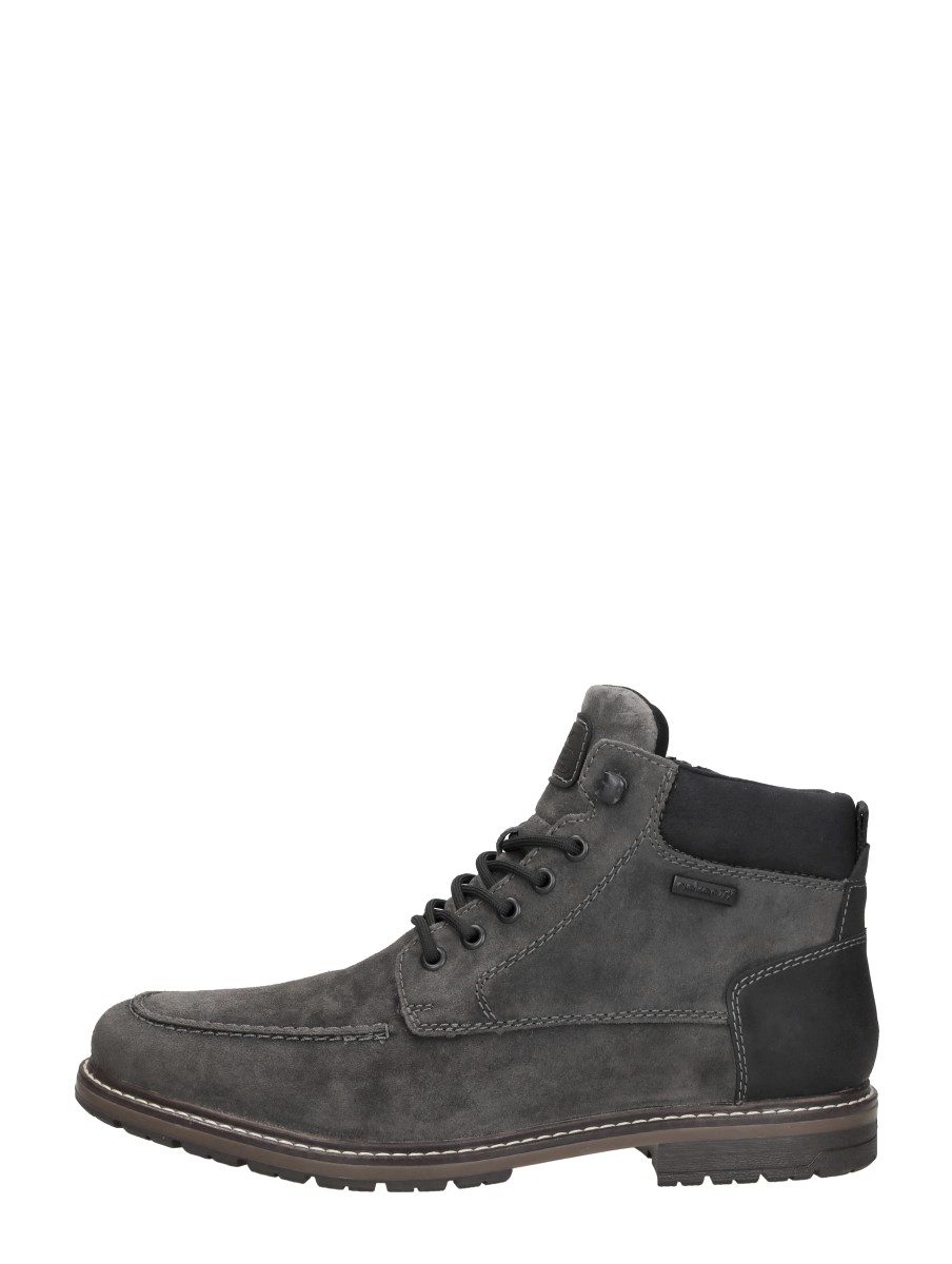 Rieker - Veterschoenen Hoog – donkergrijs