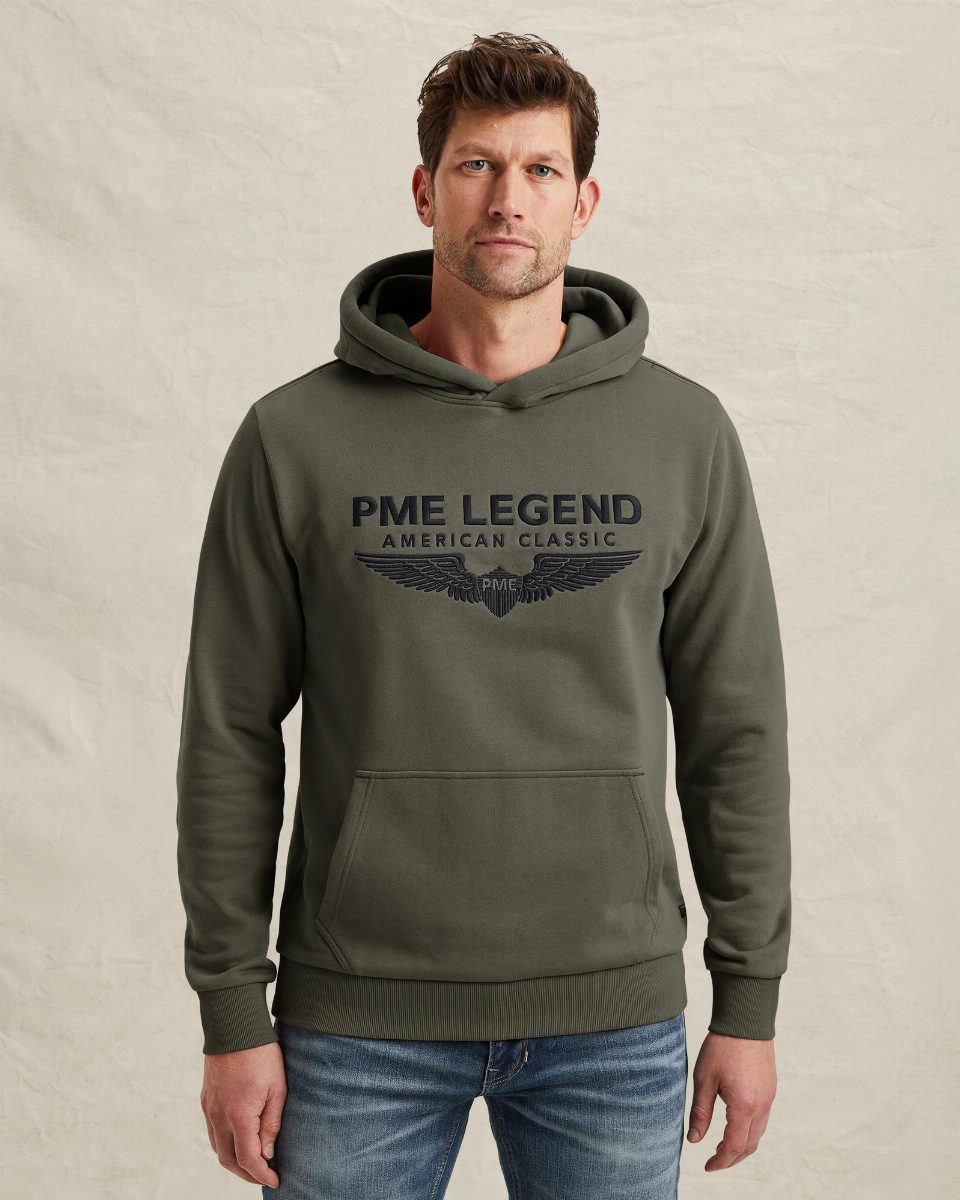 Hoodie met logo – beluga