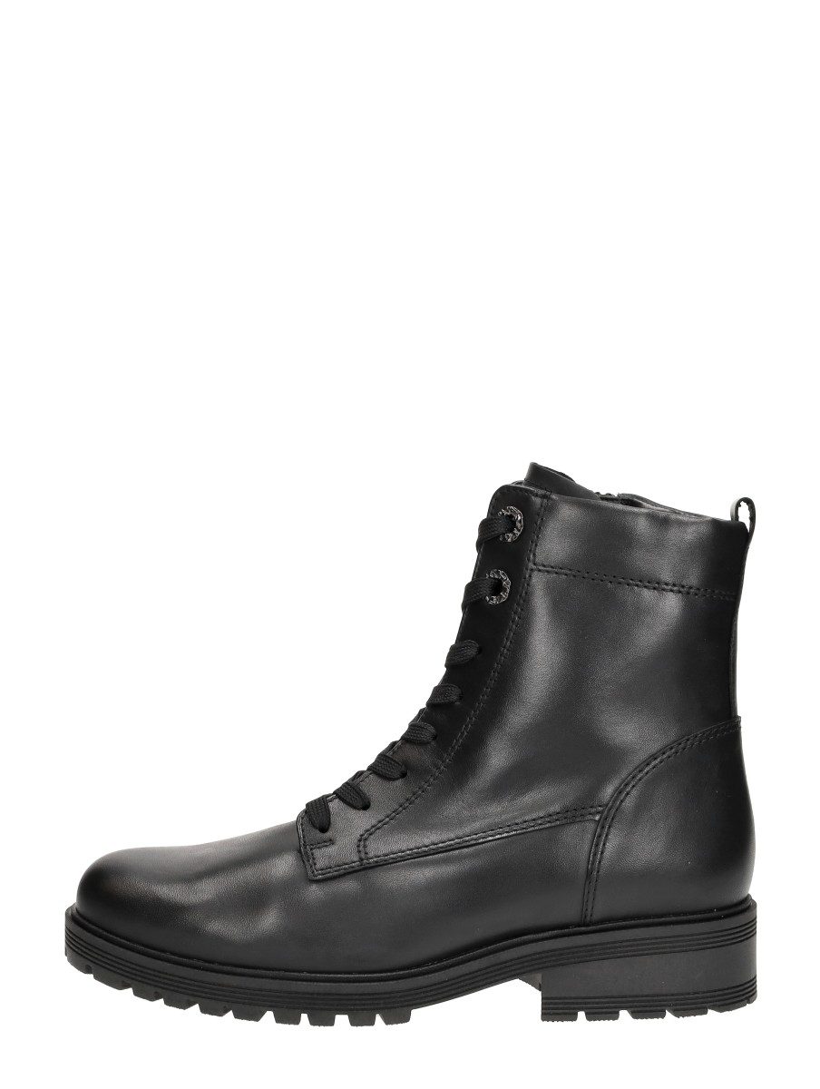 Gabor - Veterschoenen Hoog – zwart
