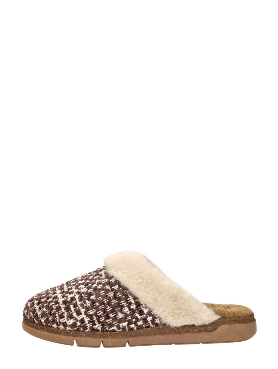 Sub55 Home Collection - Pantoffels Open – donkerbruin