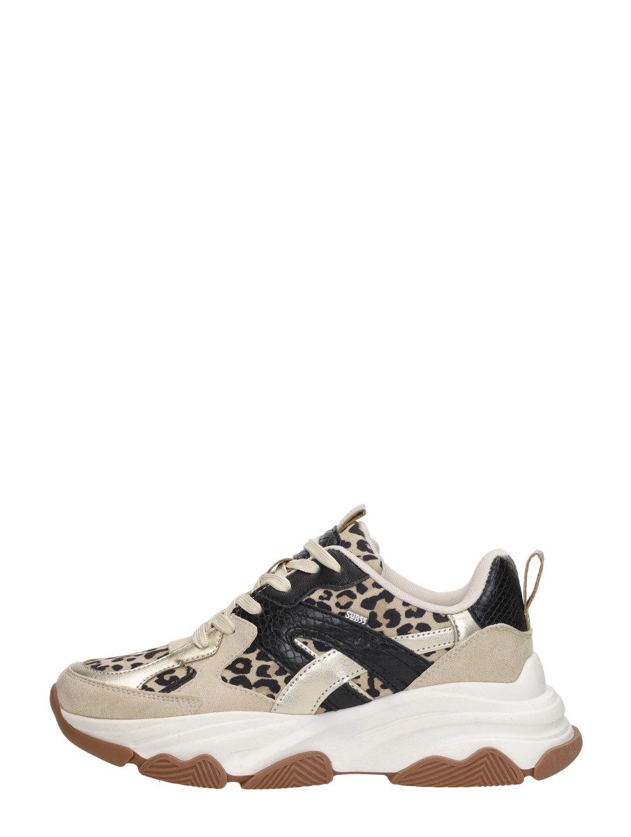 Sub55 - Sneakers Laag – beige