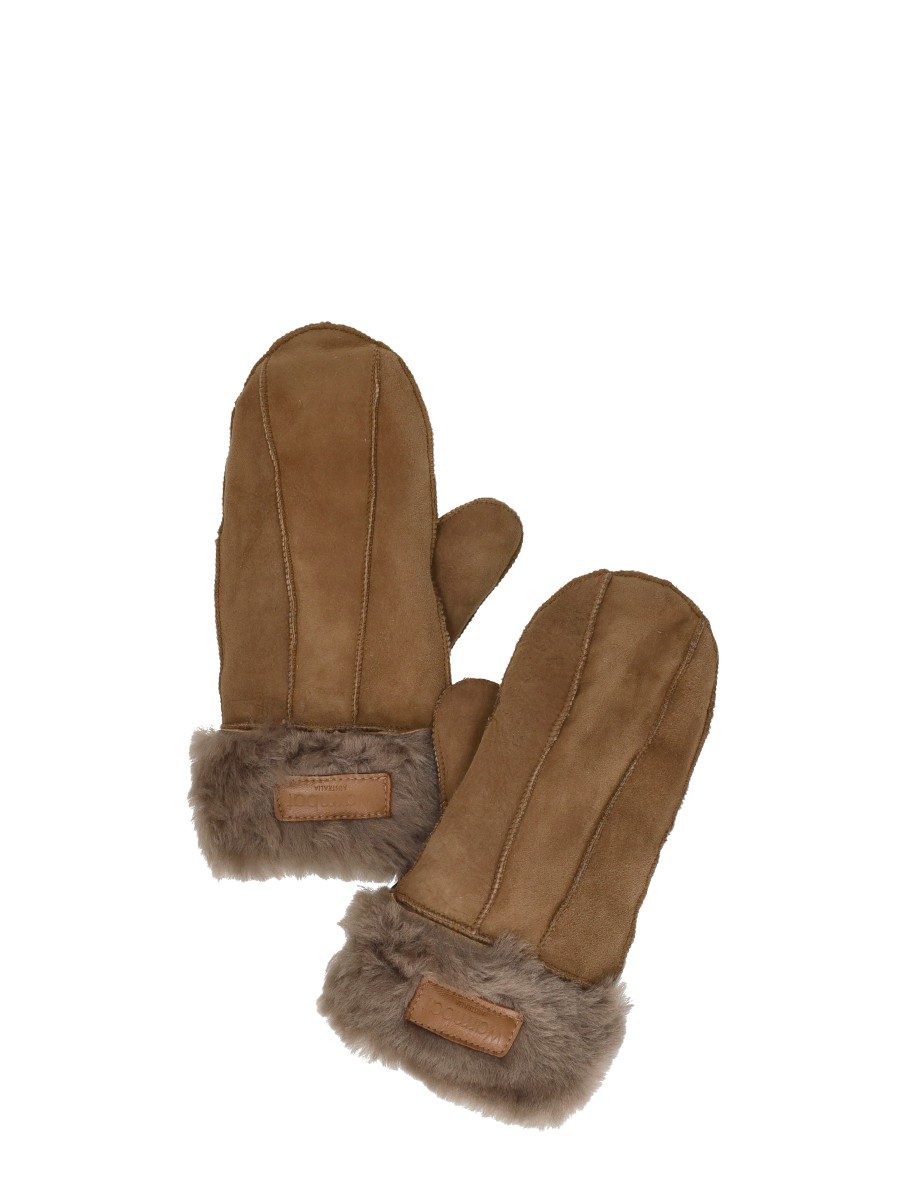 Warmbat - Mitten Lammy Patchwork – taupe