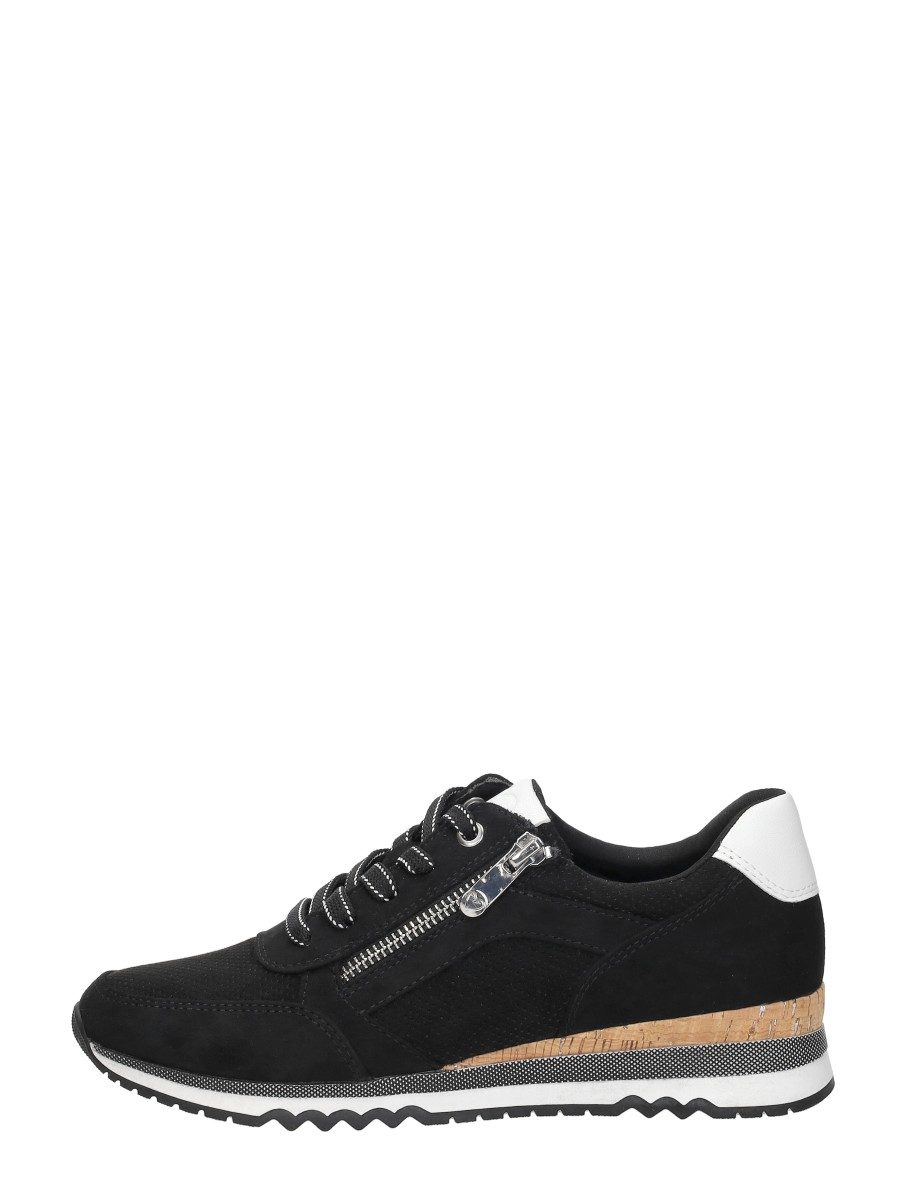 Marco tozzi - Sneakers Laag – zwart