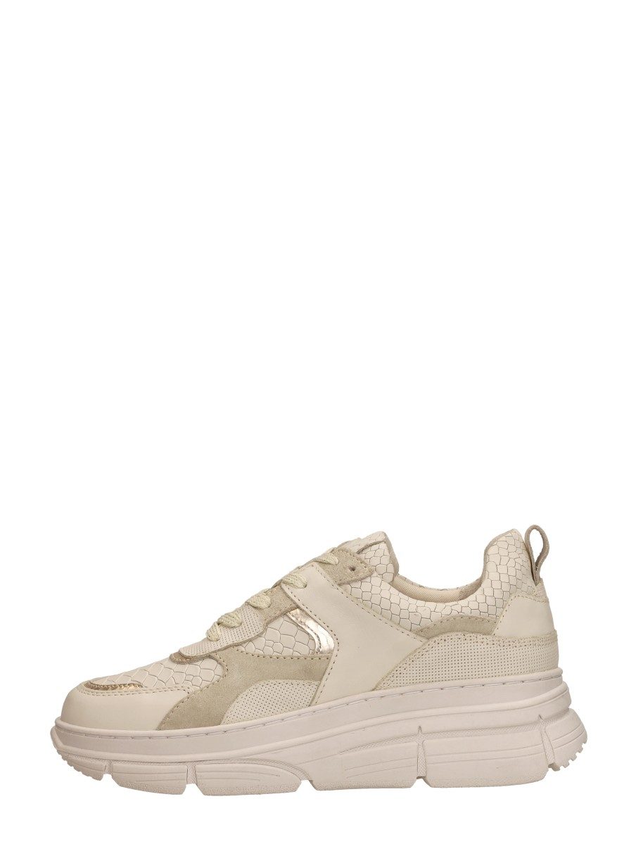 Sub55 - Veterschoenen Laag – beige – foto 1 van 4