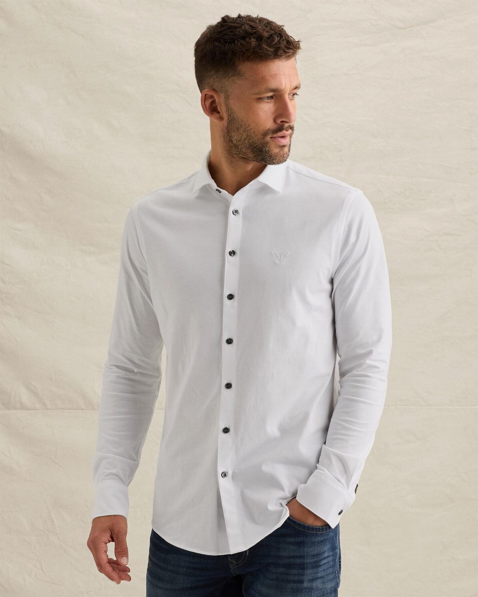 Overhemd van 100% katoen – bright white