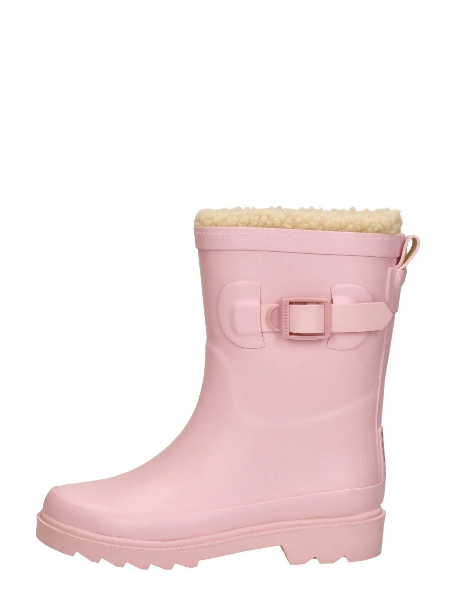 Xq Footwear - Kids Rubber Rain Boots Fur – roze