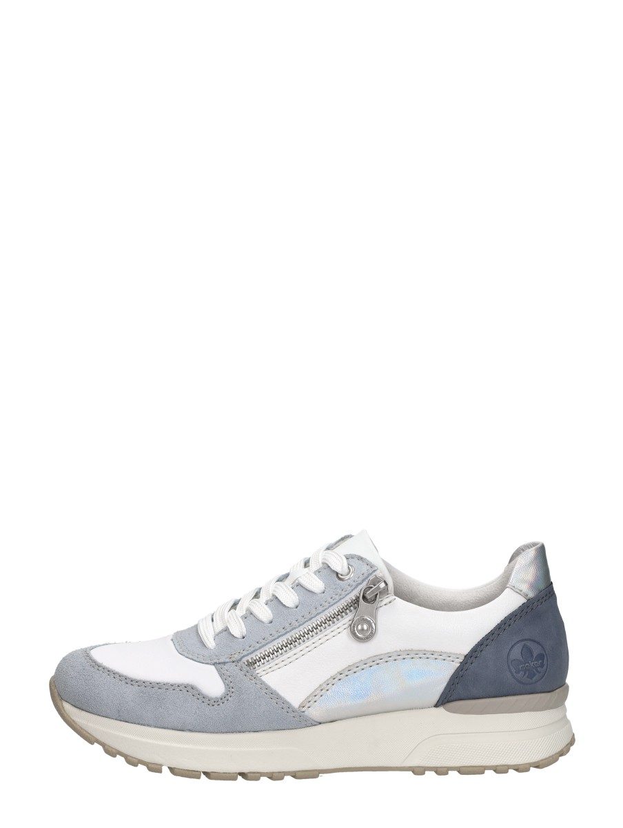 Rieker - Sneakers Laag – licht blauw