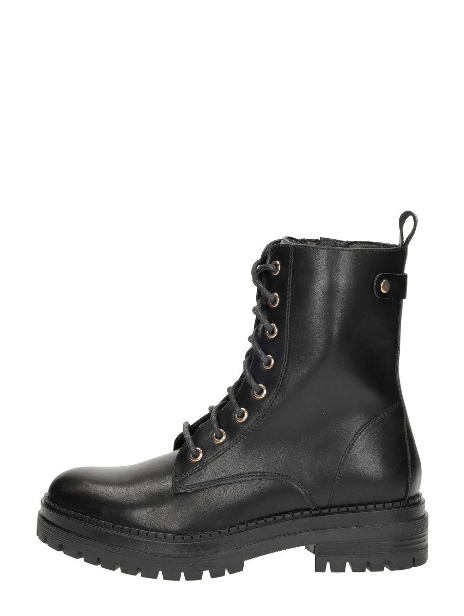 Sub55 - Veterschoenen Hoog – zwart