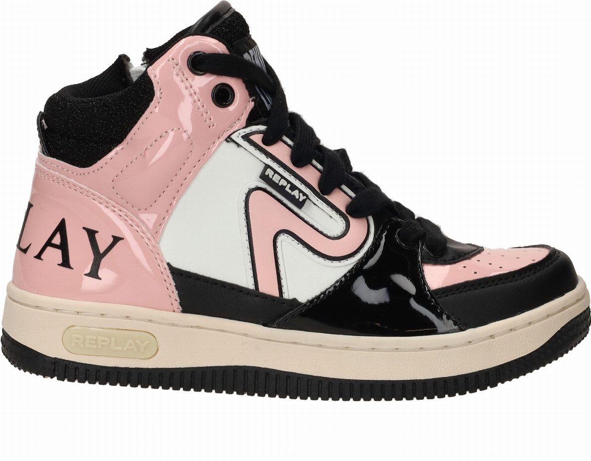 Replay Epic Jr MID 7 Sneakers  Zwart